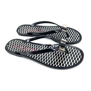 COACH Landon Black Thong Flip Flop Sandals